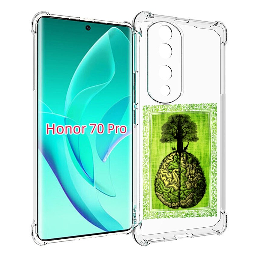 

Чехол MyPads абстракция здоровый мозг для Honor 70 Pro / 70 Pro Plus, Прозрачный, Tocco