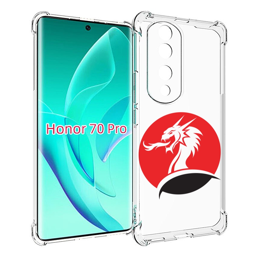 

Чехол MyPads дракон-рисунок для Honor 70 Pro / 70 Pro Plus, Прозрачный, Tocco