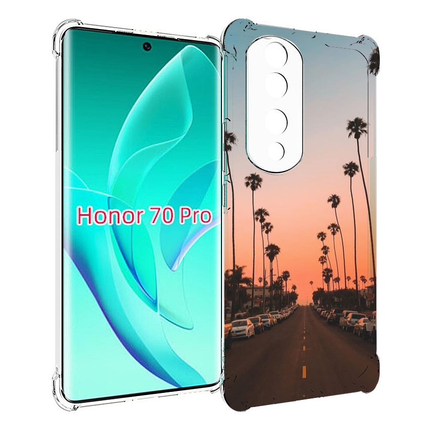 

Чехол MyPads дорога-с-закатом для Honor 70 Pro / 70 Pro Plus, Прозрачный, Tocco