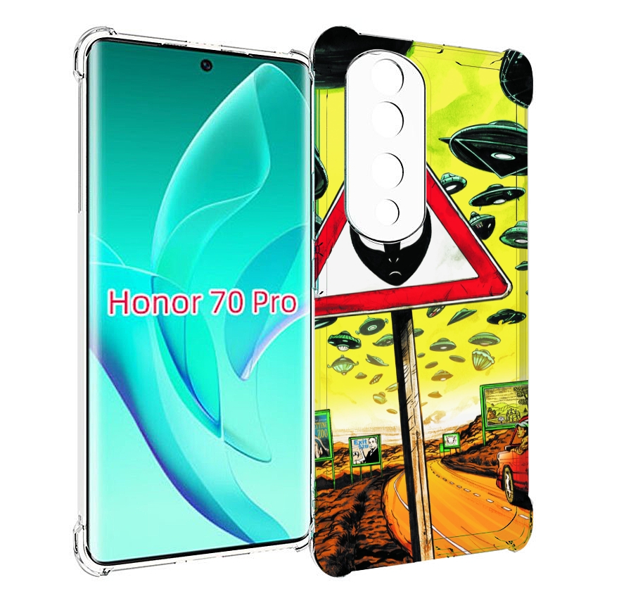 

Чехол MyPads дорога к инопланетянам для Honor 70 Pro / 70 Pro Plus, Прозрачный, Tocco