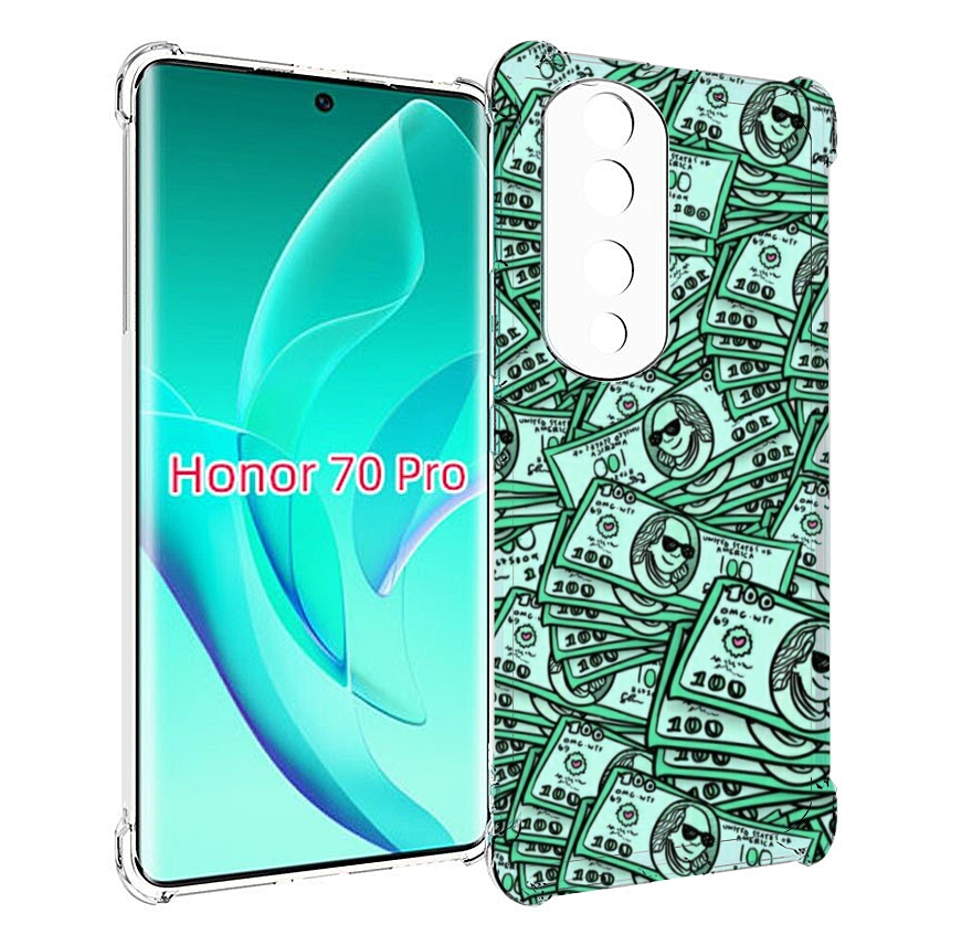 

Чехол MyPads доллары картинка для Honor 70 Pro / 70 Pro Plus, Прозрачный, Tocco