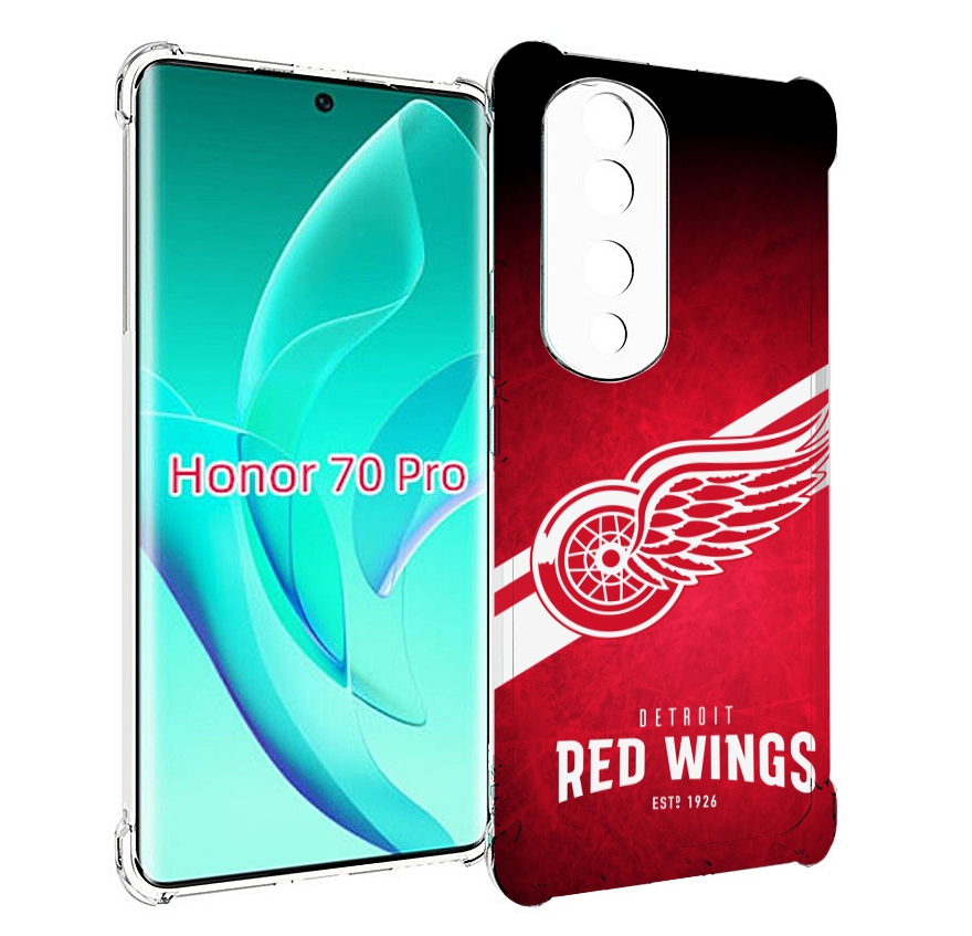 фото Чехол mypads детрйот ред вингс мужской для honor 70 pro / 70 pro plus