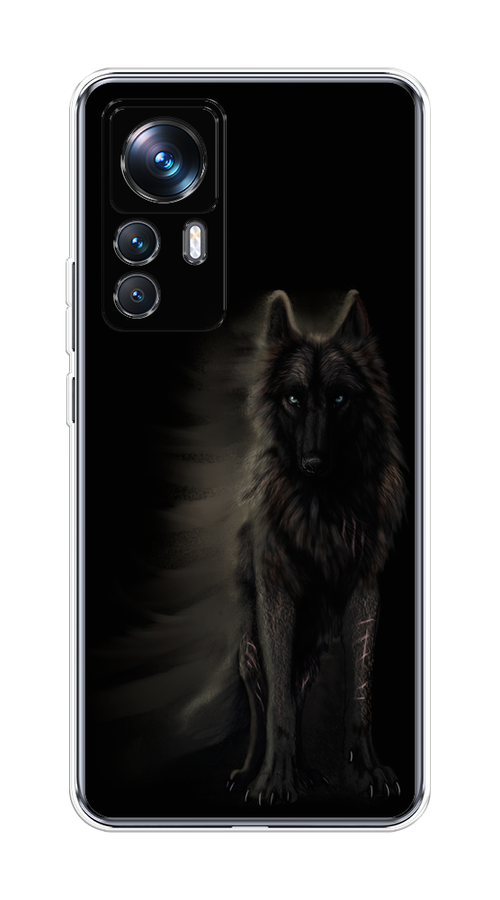 

Чехол на Xiaomi 12T Pro "Туманный волк", Черный, 315750-1