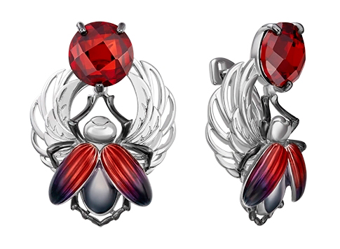 

Серьги из серебра с фианитом PLATINA jewelry 02-4778-00-404-0200-68-Ag, 02-4778-00-404-0200-68-Ag