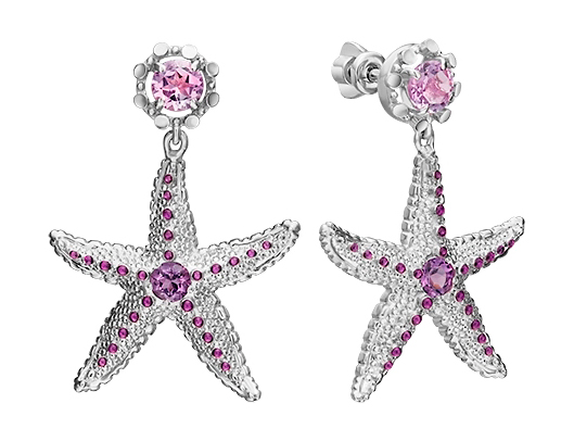 

Серьги из серебра с аметистом PLATINA jewelry 02-4757-00-203-0200-68-Ag, 02-4757-00-203-0200-68-Ag