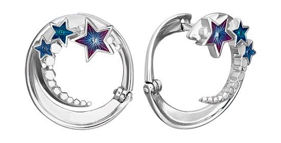 

Серьги из серебра с эмалью PLATINA jewelry 02-4743-00-000-0200-69-Ag, 02-4743-00-000-0200-69-Ag