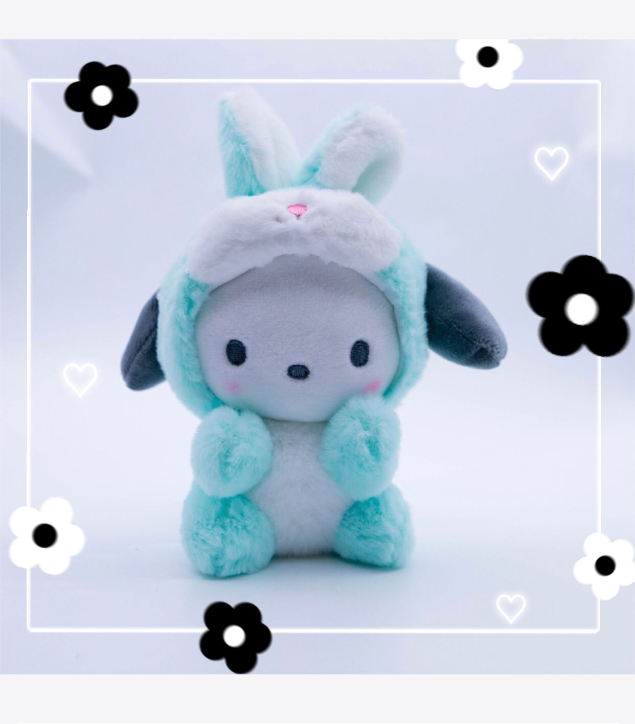 

Мягкая игрушка брелок Hello Kitty голубой 12 см, брелок