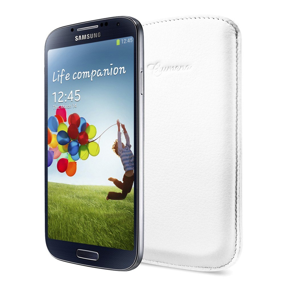 Чехол кожаный SGP для Samsung Galaxy S4 Crumena, белый