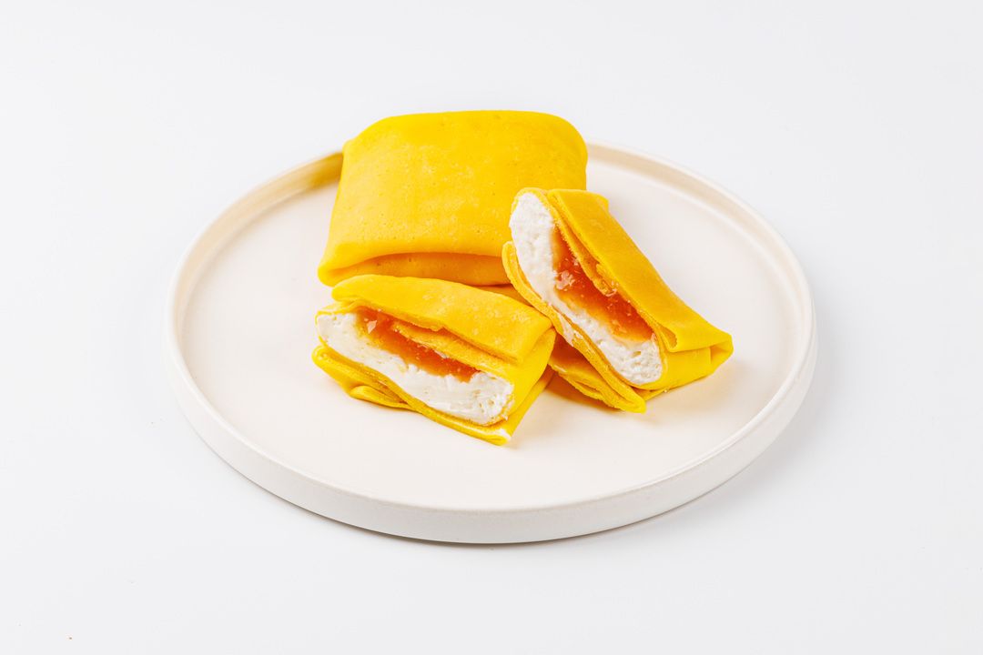 

Налистники ВкусВилл Конвертики с сырным кремом и мандариново-абрикосовой начинкой 140 г