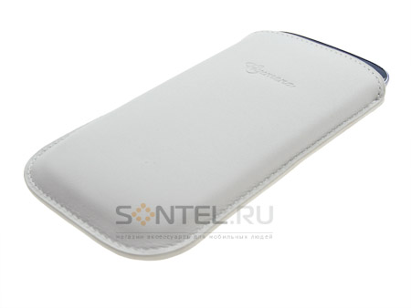 фото Sgp кожаный чехол для samsung galaxy s3 crumena, белый