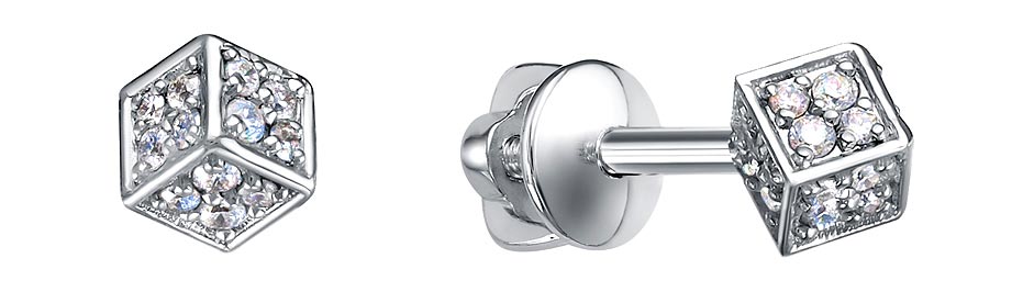 

Серьги из платины с бриллиантом Platika 5-0185-901, 5-0185-901