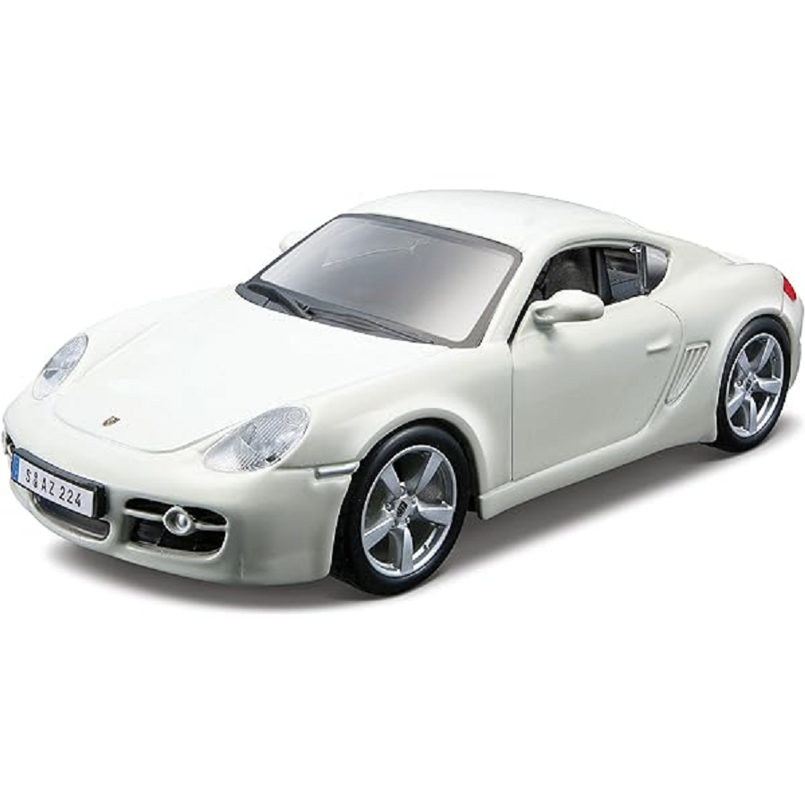 Машинка Bburago Porsche Cayman S 1:32 белый 18-43003