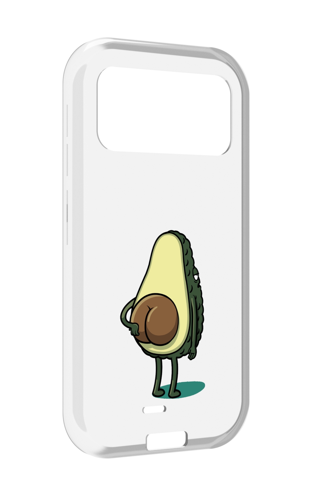 

Чехол MyPads смешной авокадо сзади для Oukitel F150 H2022, Прозрачный, Tocco