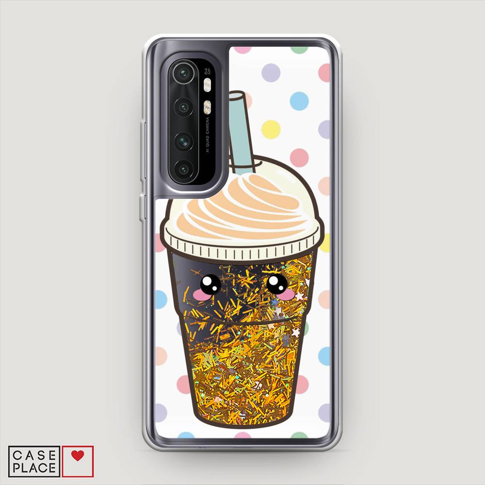 

Чехол Awog на Xiaomi Mi Note 10 Lite "Милый стакан", Разноцветный, 38490-1