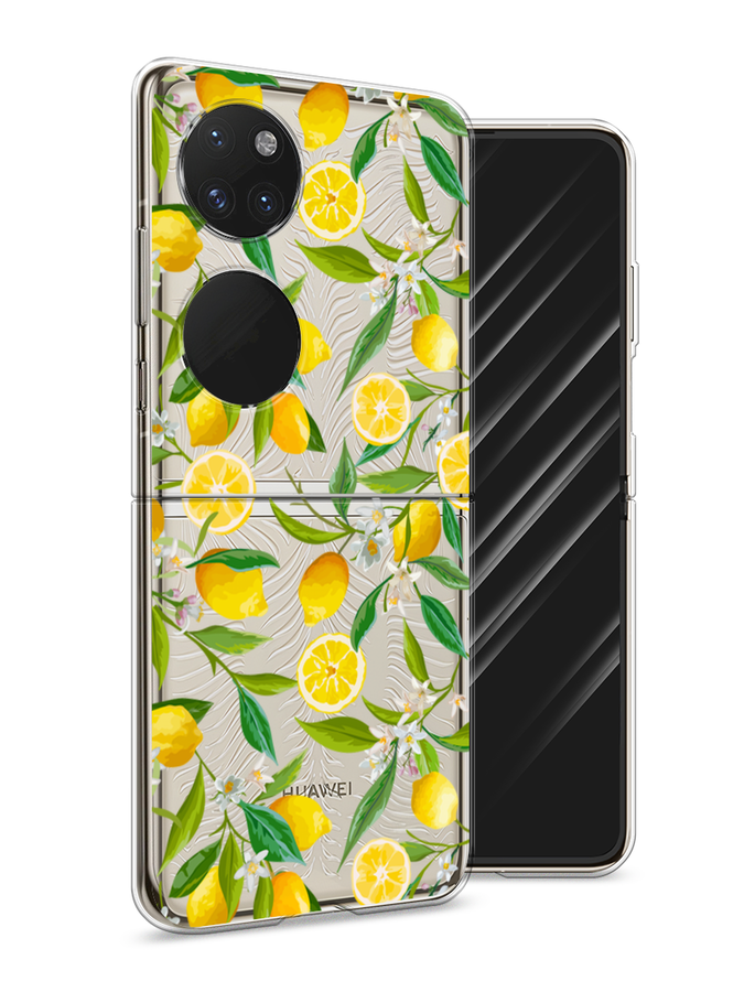 

Чехол Awog на Huawei P50 pocket "Сочные лимоны", Желтый;белый;зеленый, 6107450-10