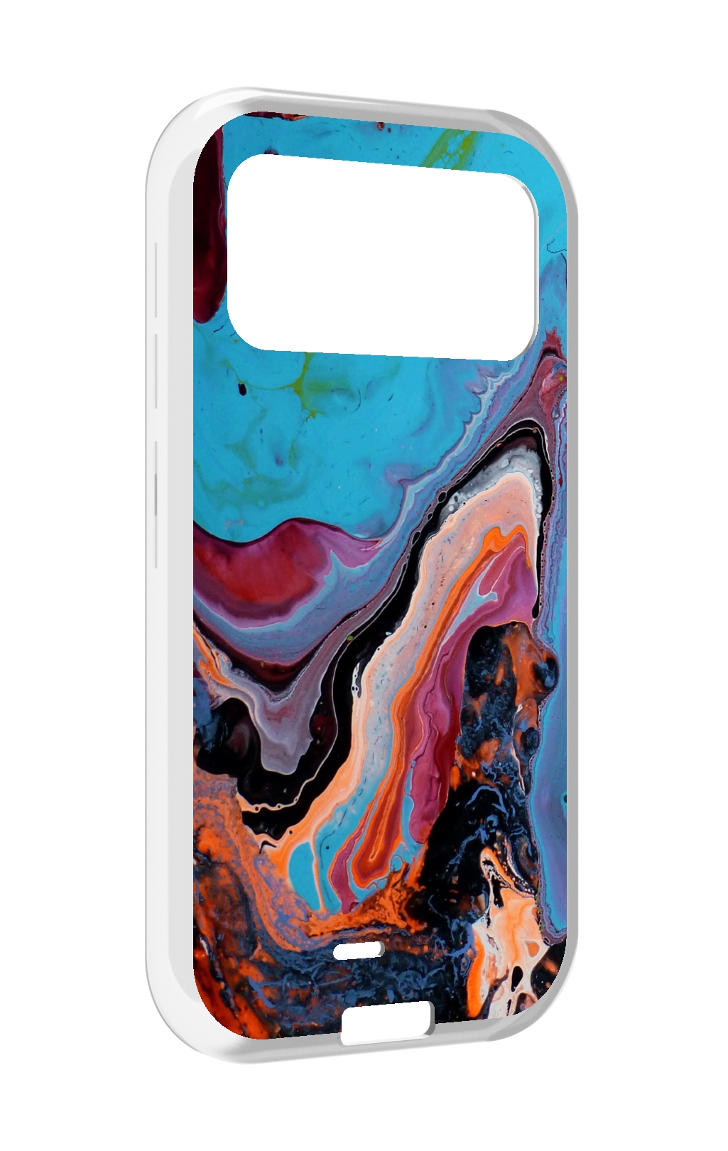 

Чехол MyPads смешанные краски для Oukitel F150 H2022, Прозрачный, Tocco
