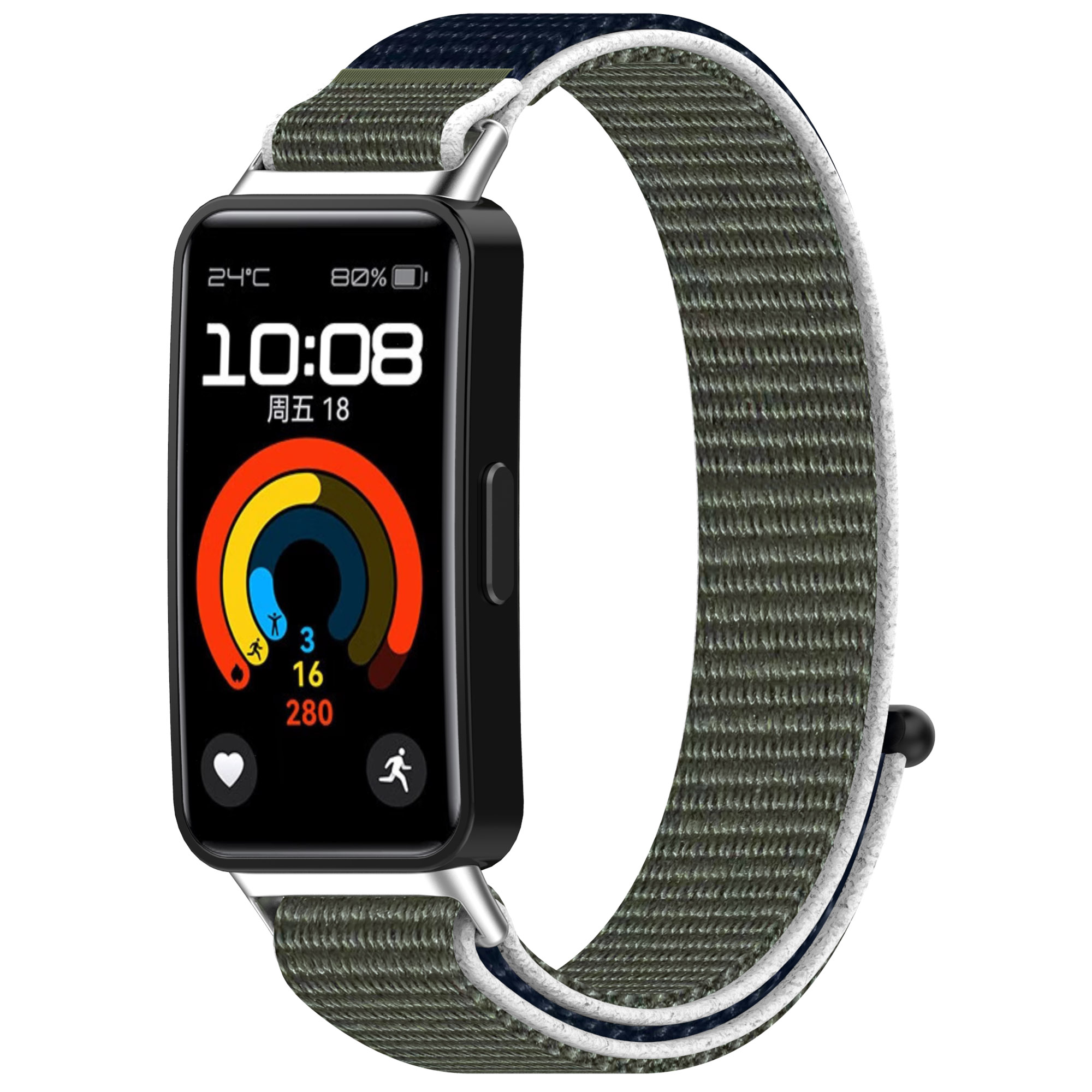 

Ремешок на липучке для Huawei Band 8/9, сине-зеленый, Band 8/9
