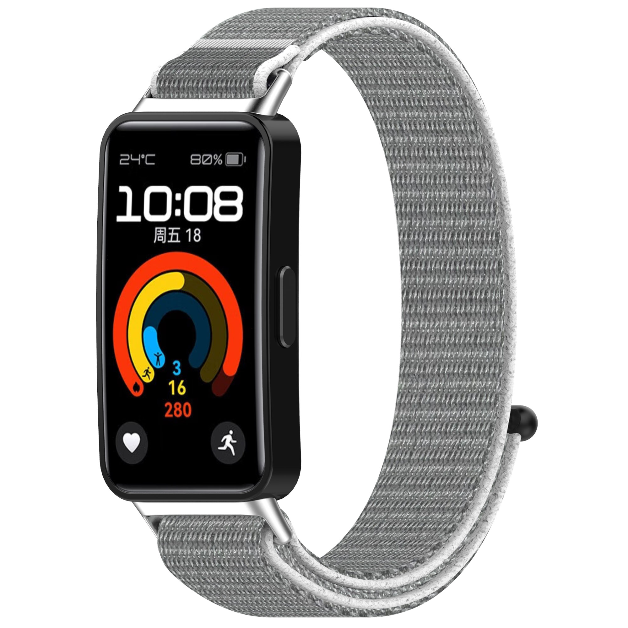 

Ремешок на липучке для Huawei Band 8/9, серебристый, Band 8/9
