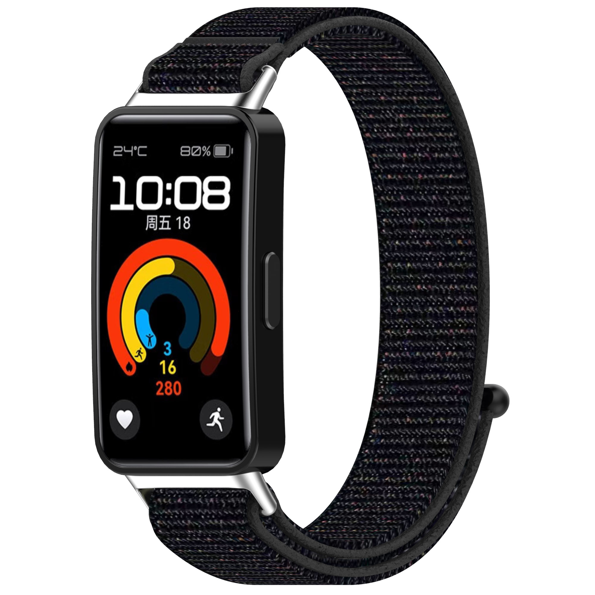 

Ремешок на липучке для Huawei Band 8/9, песочно-черный, Бежевый;черный, Band 8/9