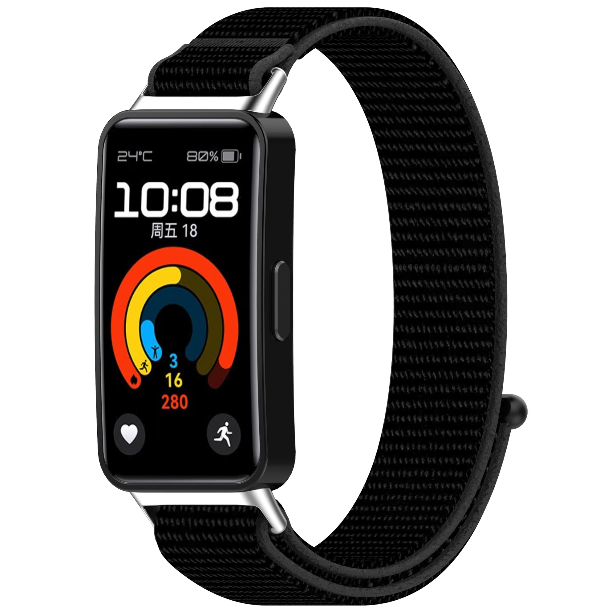

Ремешок на липучке для Huawei Band 8/9, черный, Band 8/9
