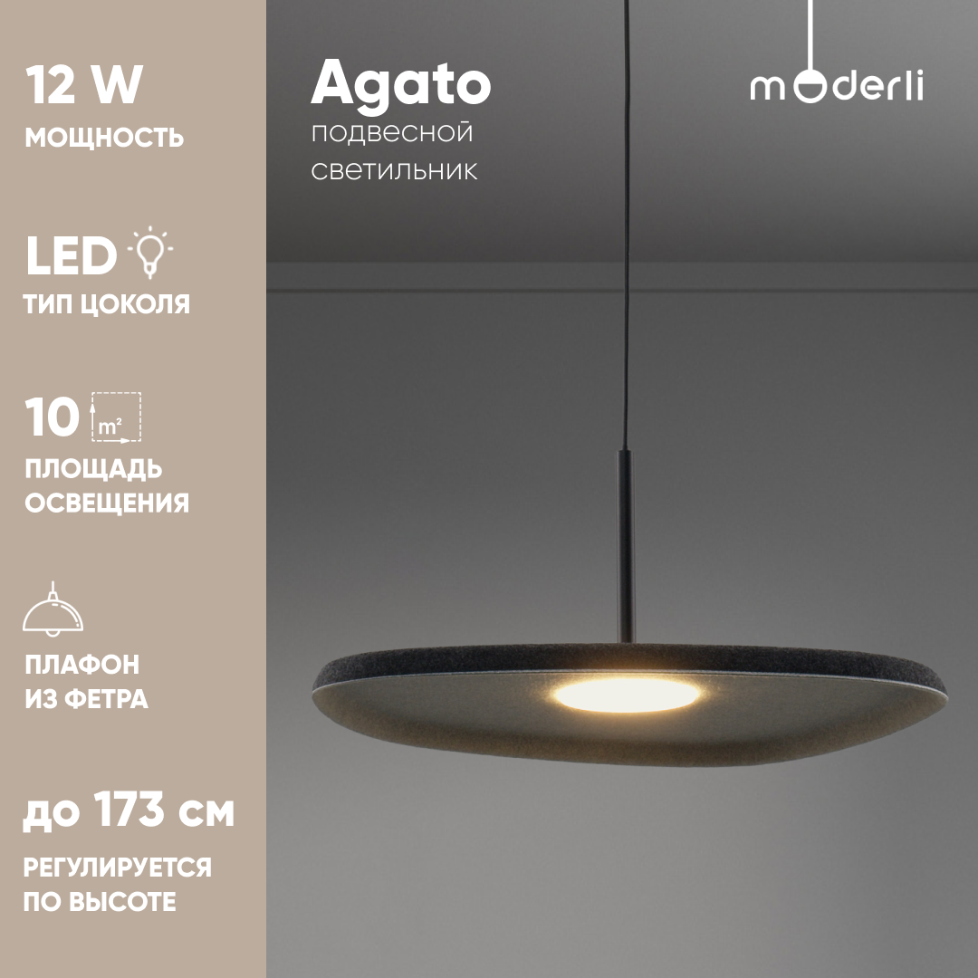 

Светильник moderli Agato V11090-PL, Agato