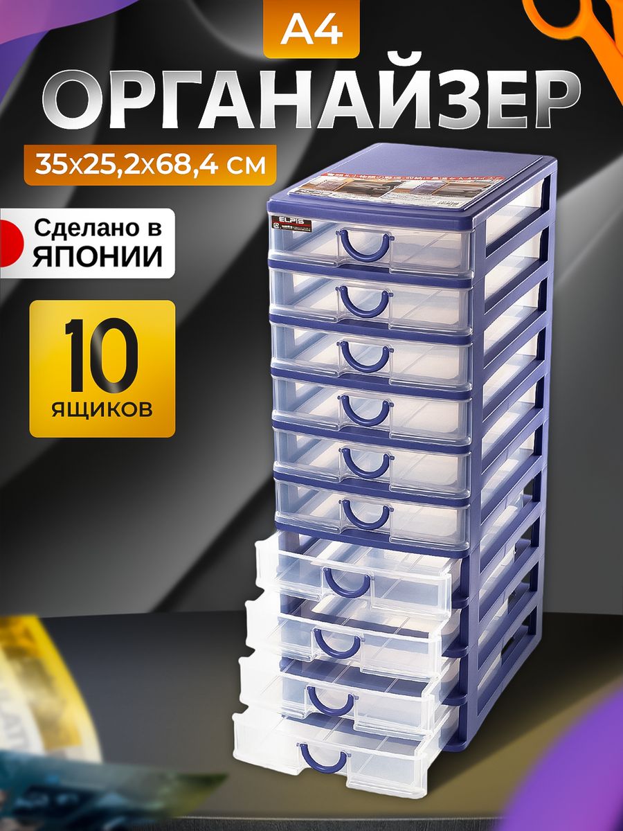 

Органайзер для хранения мелочей настольный 35х25,2х68,4 см SANKO, SO-179555, 173454