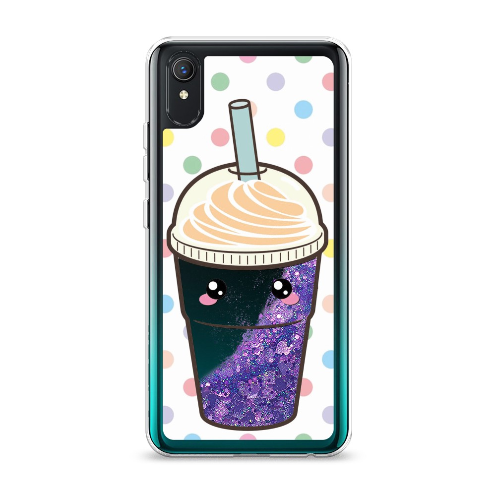 

Жидкий чехол с блестками "Милый стакан" на Vivo Y1s, 263292-1