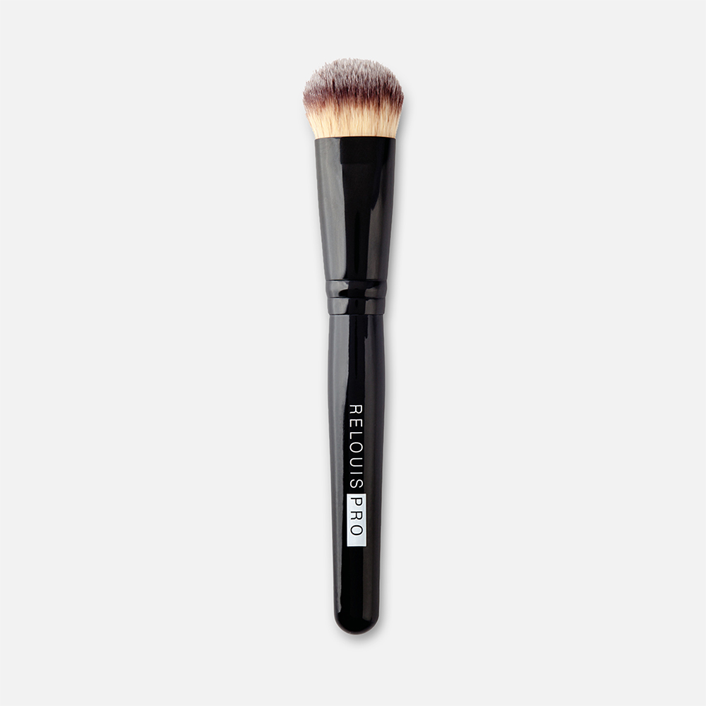 Кисть для тональной основы RELOUIS Pro Foundation Brush №3 черная кисть для тональной основы pastel profashion foundation brush 02