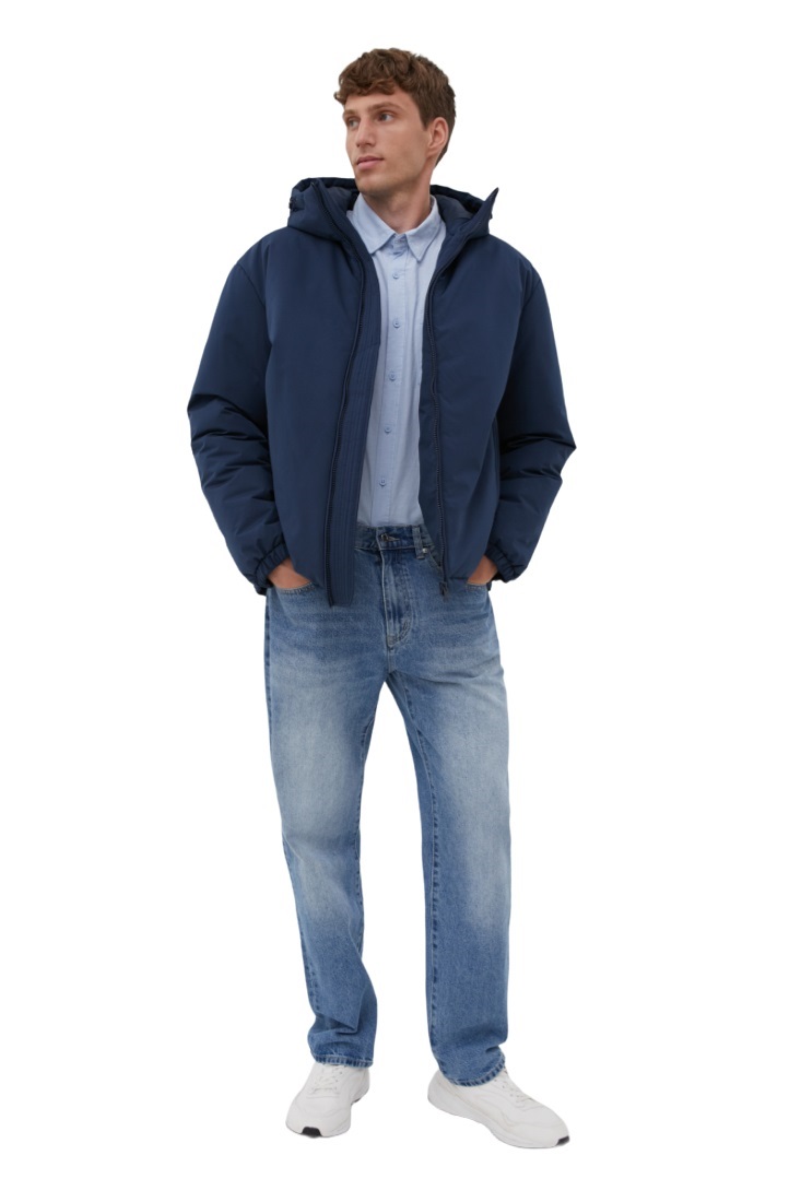 Куртка мужская Finn Flare FAC21006 синяя 2XL