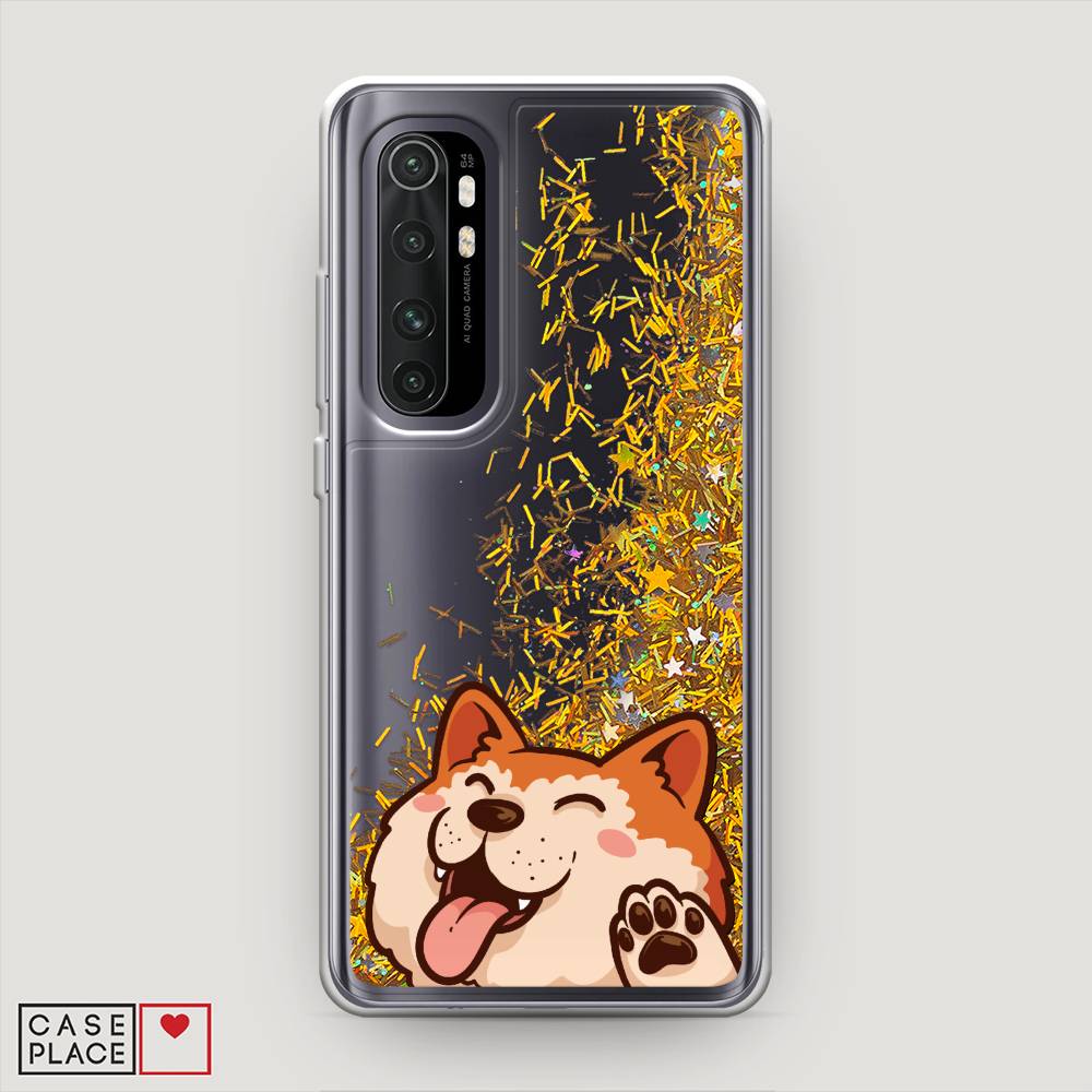 

Чехол Awog на Xiaomi Mi Note 10 Lite "Акита-ину машет", Разноцветный, 38490-1