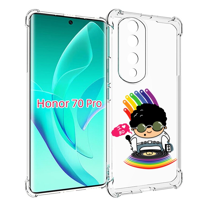 

Чехол MyPads Я люблю 80-е для Honor 70 Pro / 70 Pro Plus, Прозрачный, Tocco