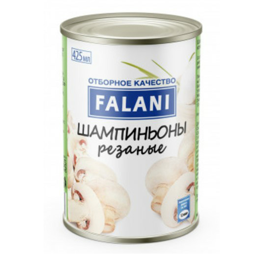 Грибы резаные FALANI 425 мл