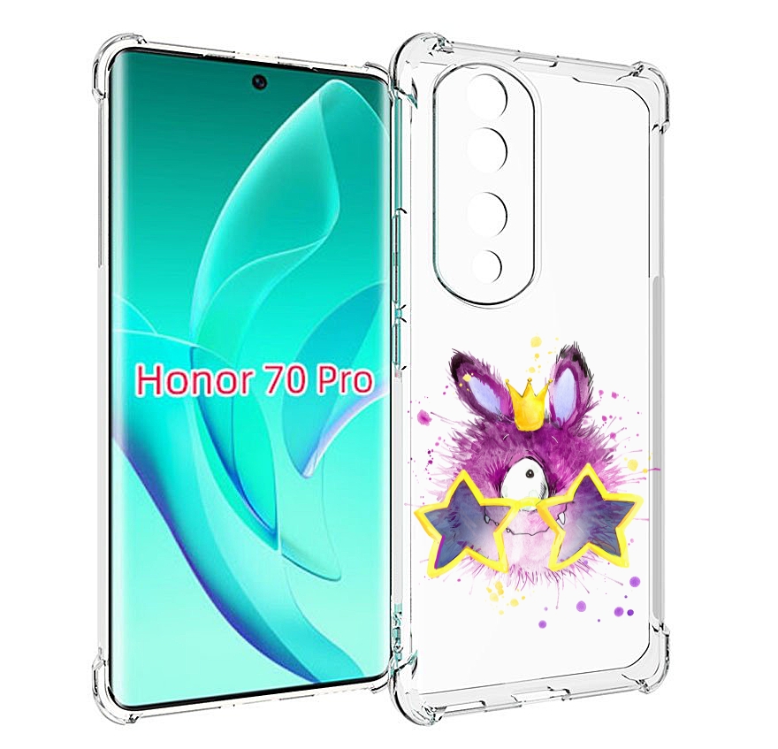 

Чехол MyPads Шуршуля для Honor 70 Pro / 70 Pro Plus, Прозрачный, Tocco