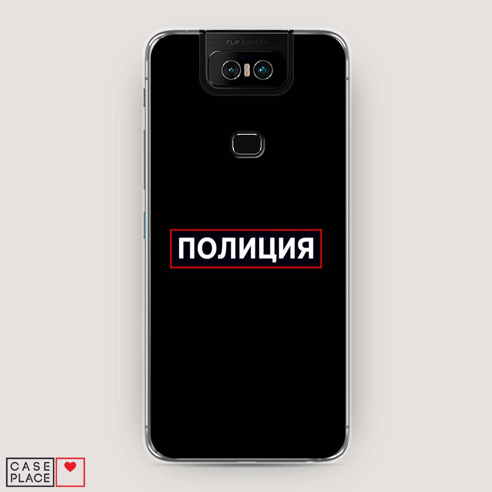 

Чехол Awog на Asus Zenfone 6 ZS630KL "Police logo", Черный;белый;красный, 43950-5