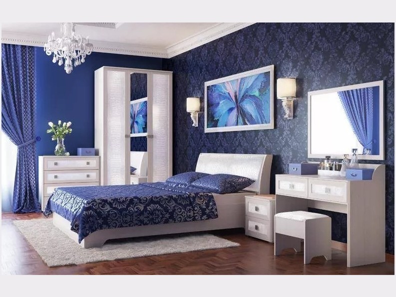 

Спальня Мона-2 Вудлайн кремовый