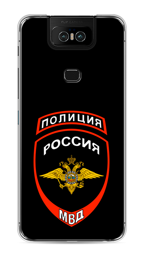 

Чехол Awog на Asus Zenfone 6 ZS630KL "Полиция шеврон", Черный;красный;белый, 43950-5