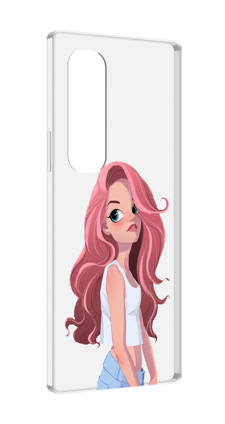 

Чехол MyPads Мультяшный-арт-девушки женский для Samsung Galaxy Z Fold 4 (SM-F936), Прозрачный, Tocco