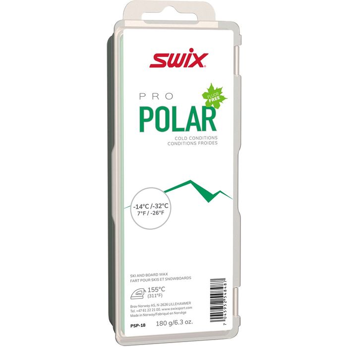 Парафин углеводородный SWIX PS Polar (-14°С -32°С) 180 г.