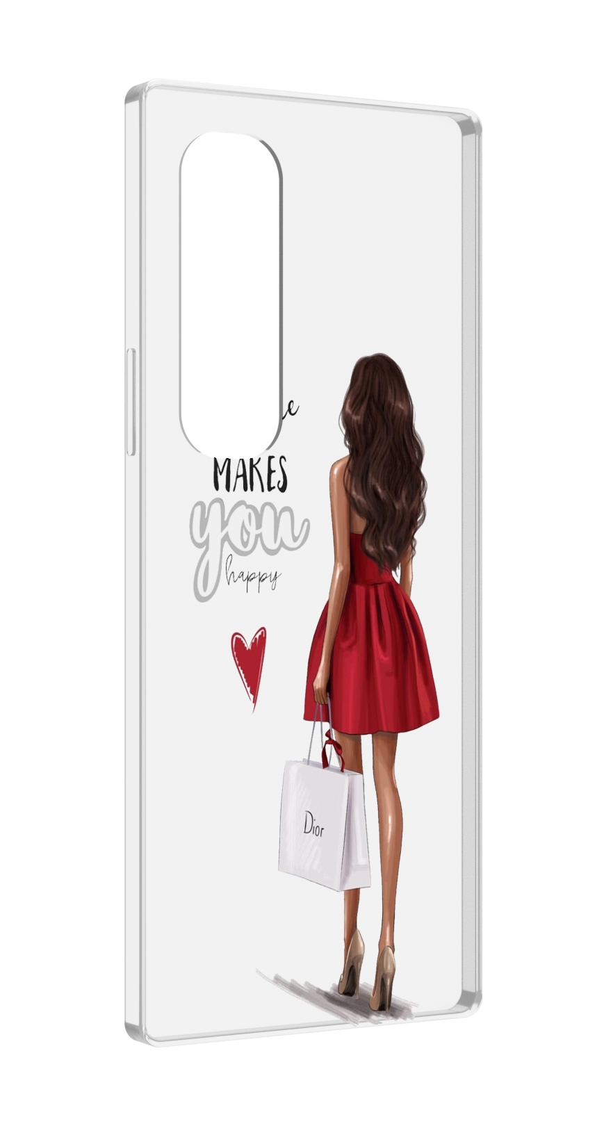 

Чехол MyPads Маленькие-радости женский для Samsung Galaxy Z Fold 4 (SM-F936), Прозрачный, Tocco