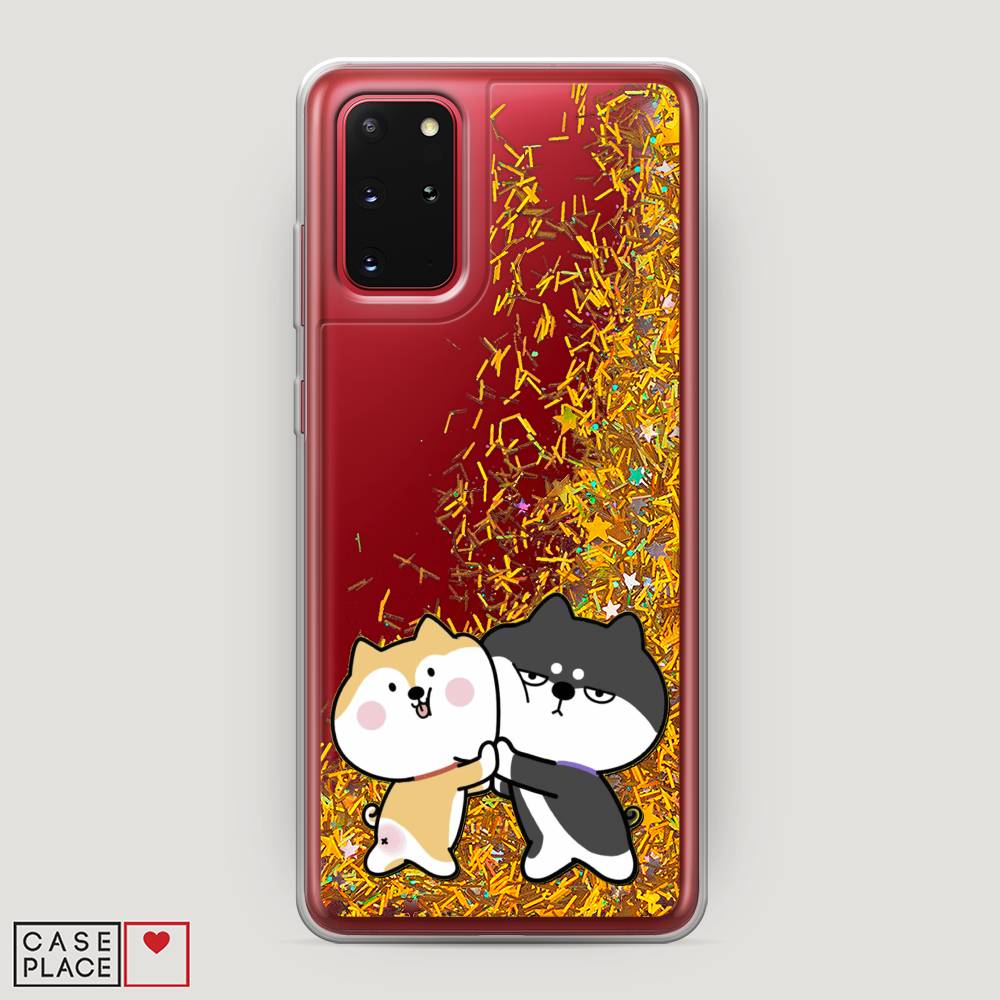 

Чехол Awog на Samsung Galaxy S20 + "Обнимашки акита", Бежевый, 29390-1