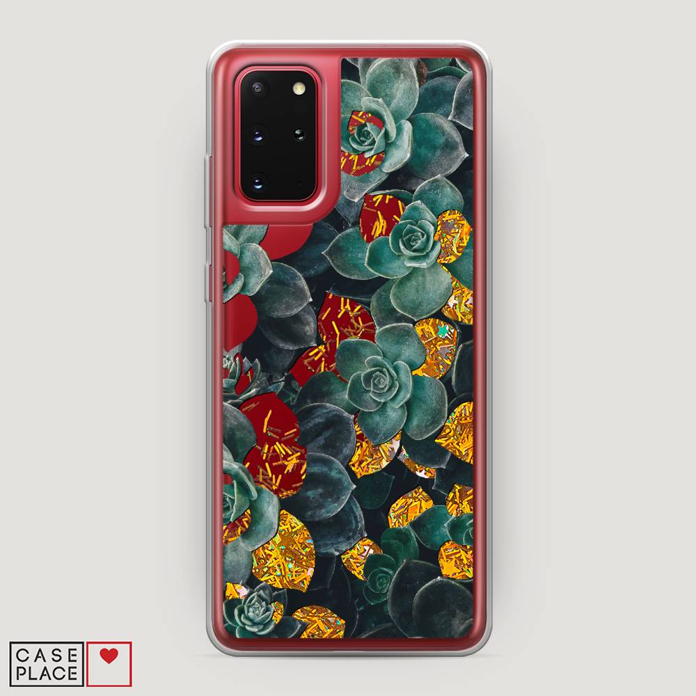 

Чехол Awog на Samsung Galaxy S20 + "Сукуленты цветные", Зеленый, 29390-1