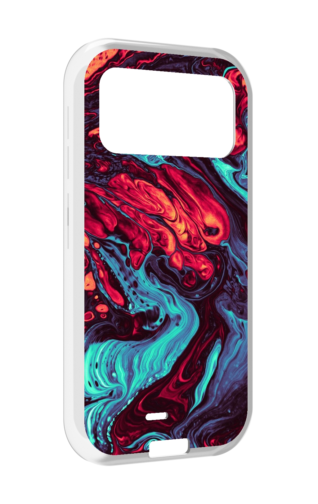 

Чехол MyPads разбавленная краска для Oukitel F150 H2022, Прозрачный, Tocco