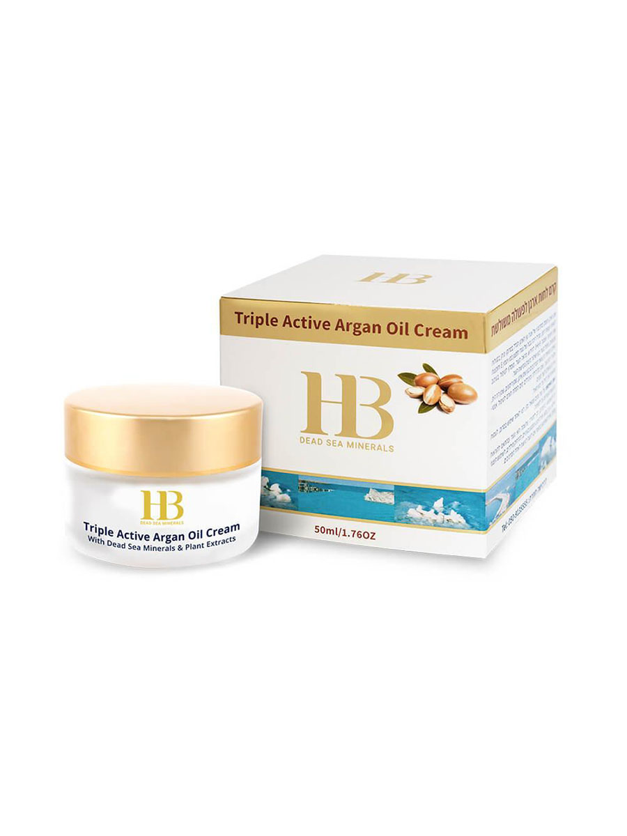 Крем для лица Health & Beauty Triple Active Argan Oil Cream 50 мл thailand s five poisonous paste chasing oil 25ml white tiger active ten thousand gold paste   plaster health massage oil