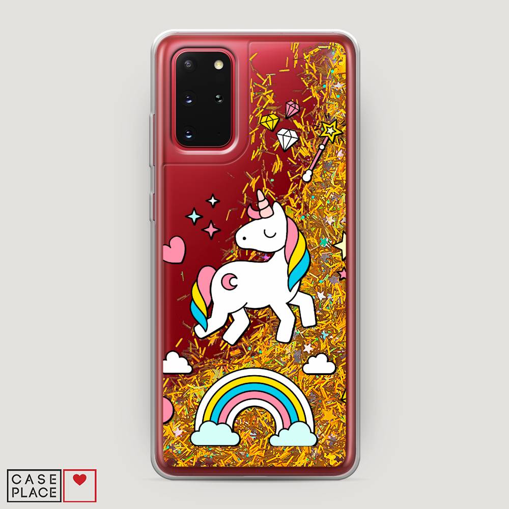 

Чехол Awog на Samsung Galaxy S20 + "Принцесса единорог", Белый;разноцветный, 29390-1