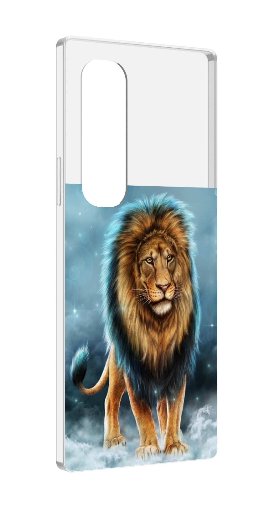 

Чехол MyPads Лев-в-тумане для Samsung Galaxy Z Fold 4 (SM-F936), Прозрачный, Tocco