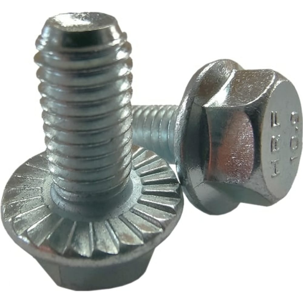 

ZAMETAL Болт с фланцем 6x12 * 10.9 DIN 6921 оц.,с насеч. ( уп. 800 шт) ZA082556