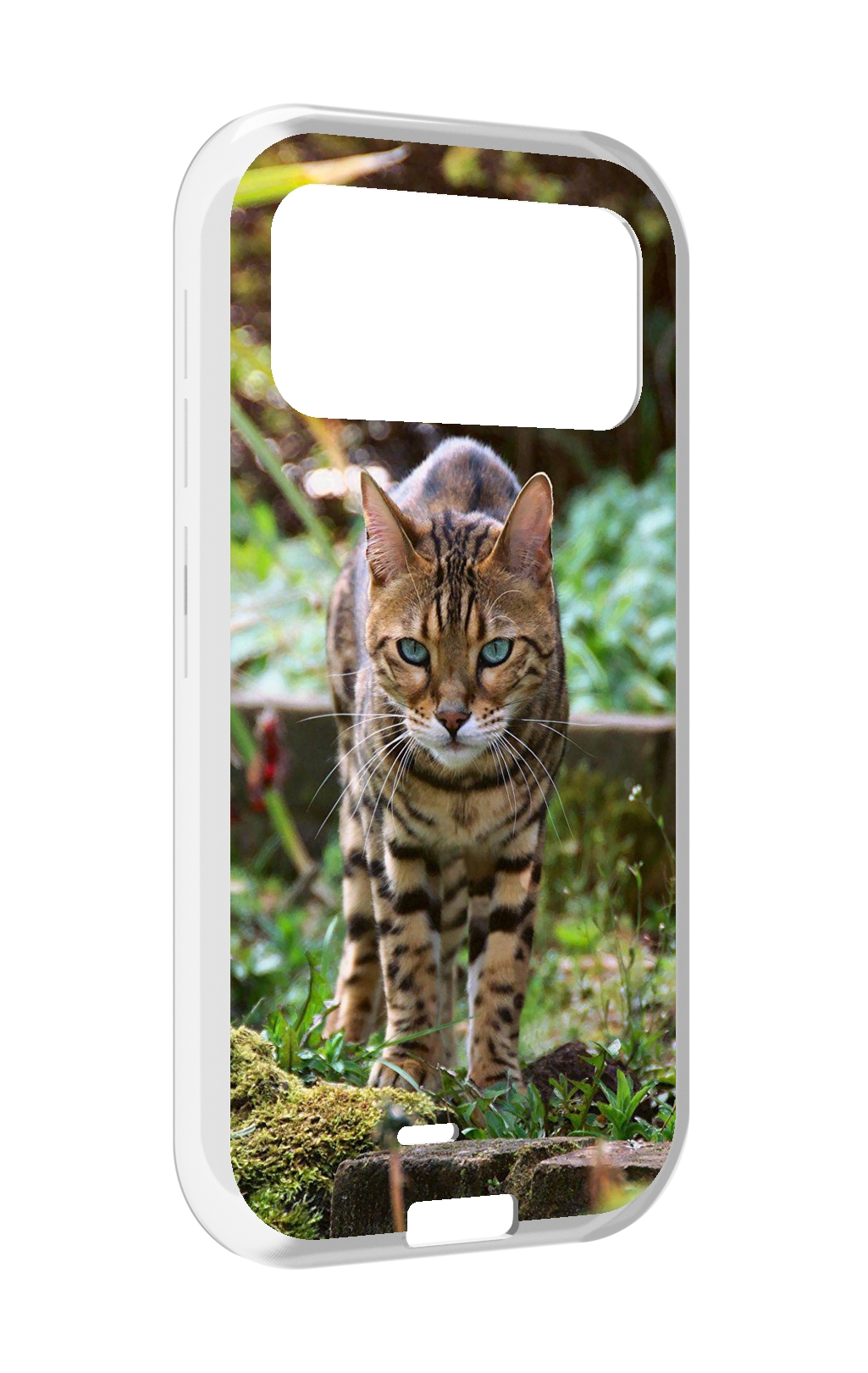 

Чехол MyPads порода кошка бенгальская для Oukitel F150 H2022, Прозрачный, Tocco