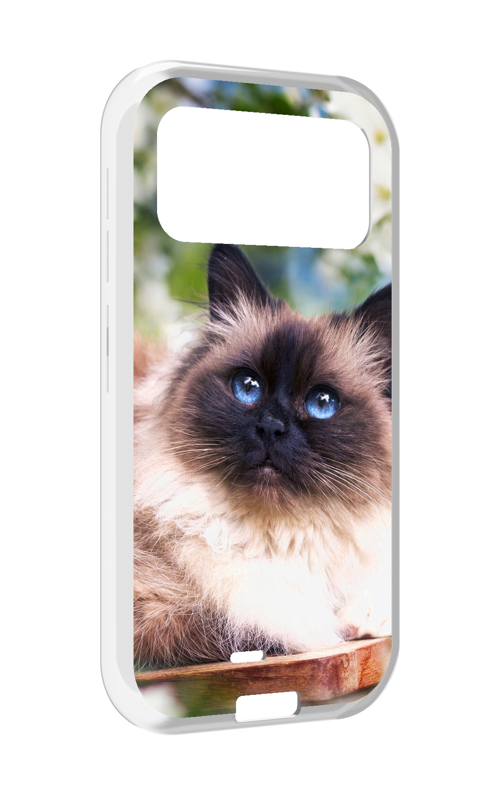 

Чехол MyPads порода кошка Бирман для Oukitel F150 H2022, Прозрачный, Tocco