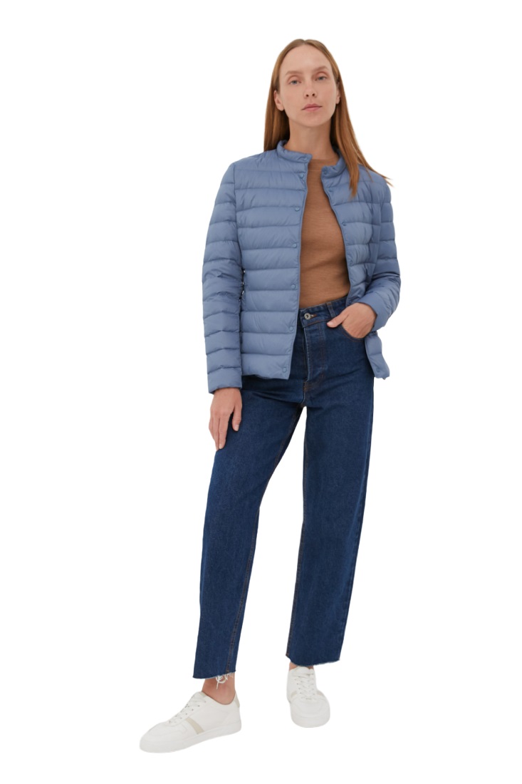 Куртка женская Finn Flare BAS-10074 голубая XL