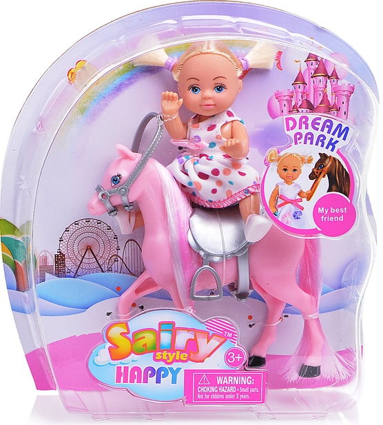 Кукла Defa Lucy Сайри с лошадкой 10 см